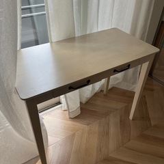 ホワイトドレッサー.デスクの画像