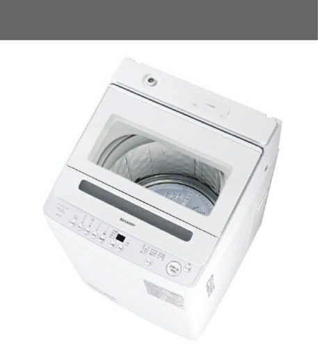 【新品】全自動洗濯機 洗濯・脱水容量10kg 穴なし槽 ホワイト系 シャープ ES-GV10K