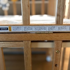 ※お取引き中【katoji】折りたたみミニベビーベッドの画像