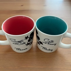 ミッキーミニー　　ペアマグカップの画像
