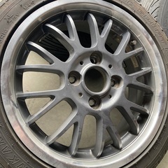 14インチ　アルミホイール　　タイヤ6〜9分山の画像