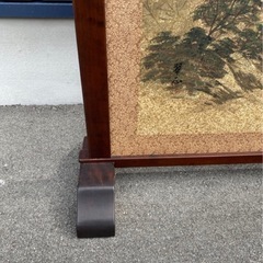 衝立 パーテーション 日本画の画像