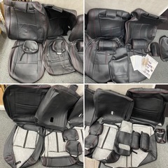 ★手渡しのみ　Dotty シートカバー 車種 GRAND-CHEROKEE ブラック (k11350-お63)の画像