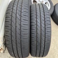 夏タイヤアルミ付175/65r14   四本セットの画像