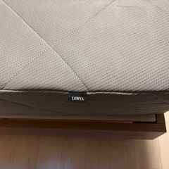 LOWYA シングルベッド　マットレス付きの画像