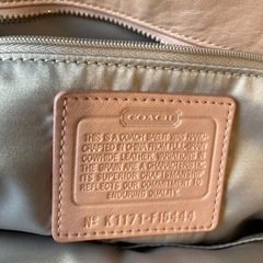coachのハンドバッグの画像