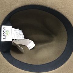 ⭐︎ドリーム2号館⭐︎ ジモティー割引 LACOSTE/HAT/ベージュ/57cmの画像