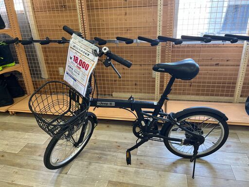 折りたたみ自転車JEEP20インチJE-206GG191114970ブラック2021年