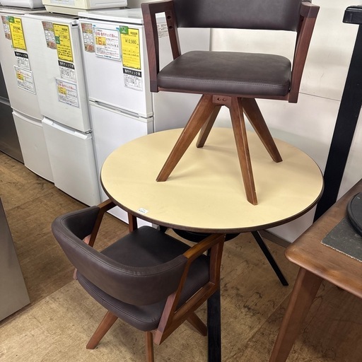 【ジャングル深井店】丸型ダイニングセット リビング家具 堺市 深井【FU211】