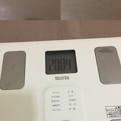 JM20819Kタニタ体組成計＜幅：約33㎝ 高さ：約3cm 奥行：約33㎝ ＞中古品【取りに来られる方限定】　 の画像