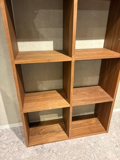 無印良品 スタッキングシェルフ 天然木 収納棚