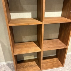 無印良品 スタッキングシェルフ 天然木 収納棚の画像