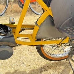 パナソニック電動アシスト自転車 前後チャイルドシート付き 3人乗り対応 人気カラー イエローの画像