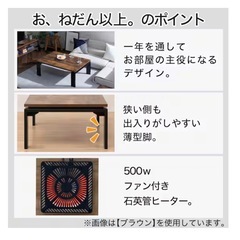 ニトリ　リビングこたつの画像