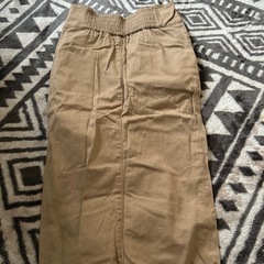 GUハイクオリティ　スリムロングタイトスカート前開きの画像