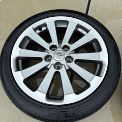 トヨタ純正18インチホイールセット4本 225/45R18 5穴 洗浄済みの画像