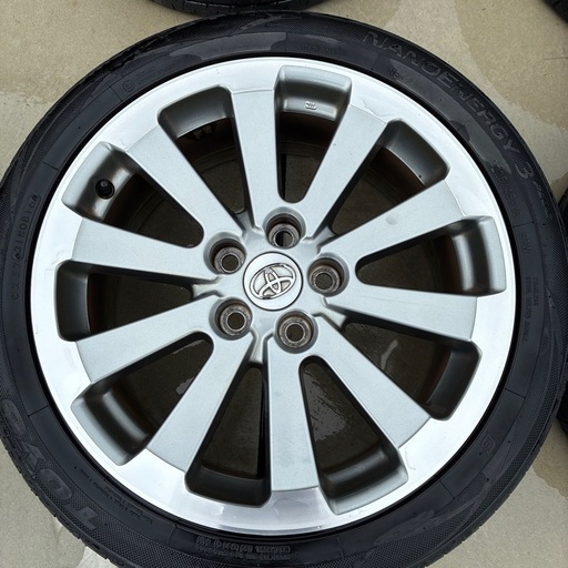 トヨタ純正18インチホイールセット4本 225/45R18 5穴 洗浄済み トヨタ純正18インチホイールセット4本 225/45R18 5穴 洗浄済み