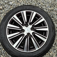 16インチアルミホイール4本セット　 195/55R16夏タイヤ4本 洗浄済みの画像