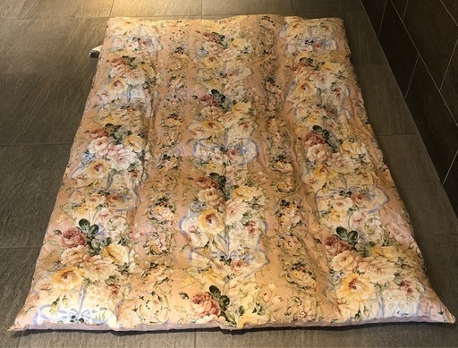 羽毛合い掛けふとん　日本製　綿100% フランス産ピレネーダウン　1.0 kg