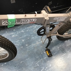 ジモティ割引有★【ジャングルジャングル岸和田店】※左ブレーキ不具合　キャプテンスタッグ  ワイルダー 折りたたみ自転車 20インチ 南大阪 岸和田市 貝塚市 泉佐野市 和泉市 忠岡町 熊取町の画像