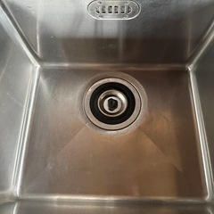 【GO-1587】二槽シンク バックガード有 1200×600×800の画像