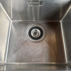 【GO-1587】二槽シンク バックガード有 1200×600×800の画像