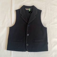 【美品】 110 子供用 スーツ コシノジュンコ 結婚式 卒園式 フォーマル 黒の画像