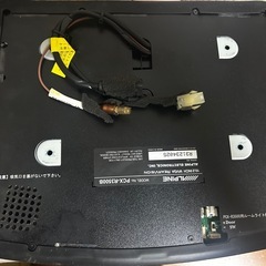 最終価格。アルパイン　EX009V-AV　フリップダウンモニター、ブラケット付き　シリアル番号H30974823　ヴェルファイヤに使用　api2716の画像