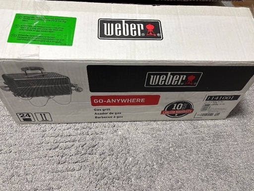 Bbq New (boxed) Weber Weber Tabletop Barbecue Gas Grill Stove campi