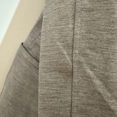 フード付きグレーテーラードジャケット Lサイズの画像