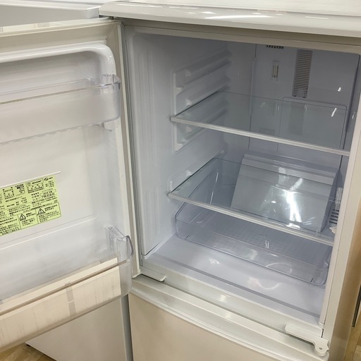 【お値下げしました！】2019年製　 2ドア冷蔵庫　SHARP （6ヶ月保証付）