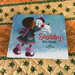 海外購入新品　白熊とブック付き　スノービーの画像