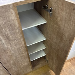 【ジャングル深井店】シューズボックス ナチュラル 収納家具 玄関収納 堺市 深井【FU221】の画像