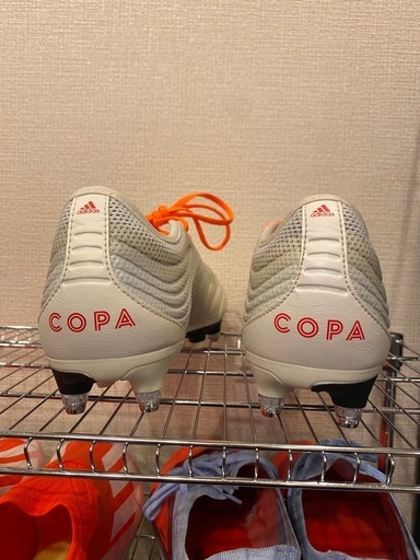 未使用 サッカースパイク 25cm sg