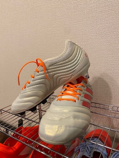 未使用 サッカースパイク 25cm sg