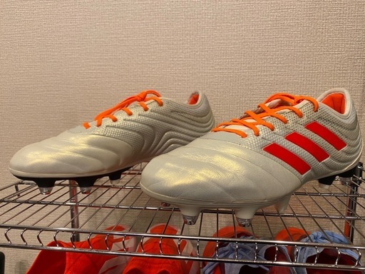 未使用 サッカースパイク 25cm sg