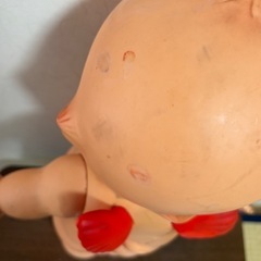 昭和レトロ　キューピー人形　大　ソフビ　ヴィンテージ　ビンテージ　フィギュアの画像
