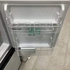 【トレファクピエリ守山店】【取りに来られる方限定】Hisense　2ドア冷蔵庫  2024年製の画像