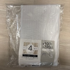 新品未使用品　【ニトリ】レースカーテン 100×220cm 2枚の画像