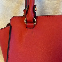 ハンドバッグ ショルダーバッグ レディース レッドの画像