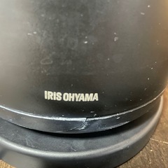 IRIS OHYAMA 電気ケトル ABKT-800-B ブラックの画像