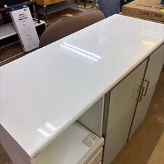 【ジャングル深井店】キッチンカウンター ニトリ ポスティア120 収納家具 キチン家具 堺市 深井【FU228】の画像
