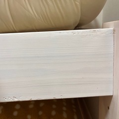 二段ベッド スライド式 2段ベッド ロータイプ 親子ベッド シングル フレームのみの画像