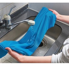 さらっと快適涼感シーツタオル ひんやり 冷感 涼感 クール 冷却 熱中症対策 暑さ対策 冷感マット ベットシーツ 涼感シーツの画像