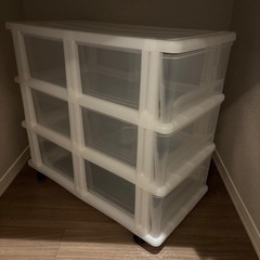 クローゼットチェスト　キャスター付きの画像