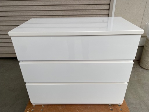 【決まりました】☆ニトリ ローチェスト フォウ 80 WH
