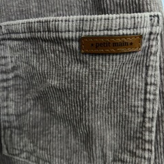 petit main コーデュロイサロペット 120の画像