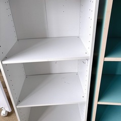 収納家具　カラーボックス2個の画像