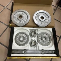 GEAR MAX クロームダンベル 10kg×2セットの画像