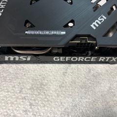 MSI GeForce RTX 4060 Ti VENTUS 2X BLACK 8G OC グラフィックボード　NVIDIAの画像